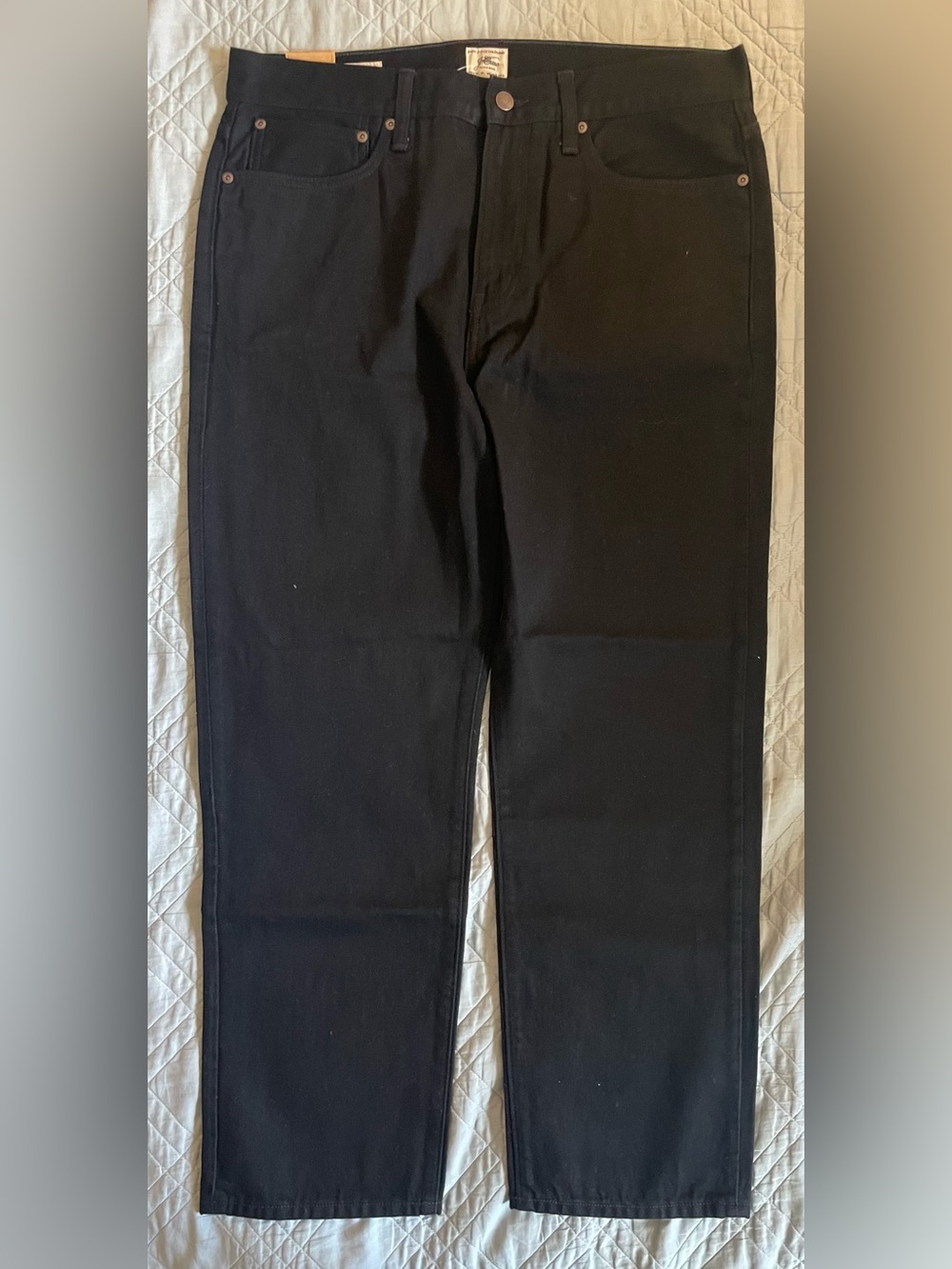 J. Crew Classic Straight jean in black rinse Size 34/30 New! $168 CC325 - Picture 6 of 8